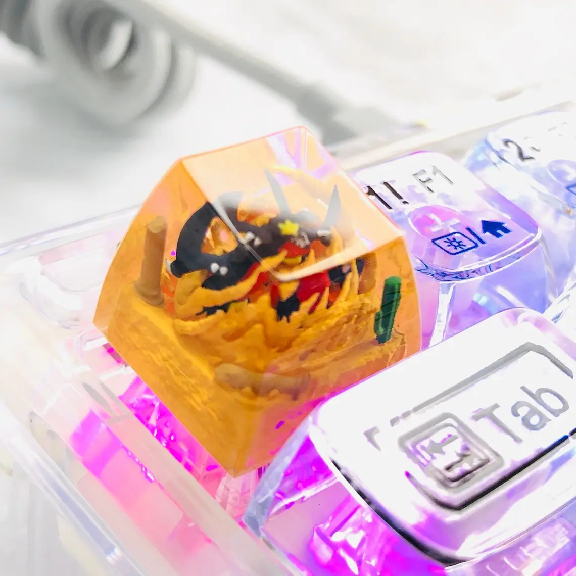 Garchomp Pokemon Keycap Keycapor