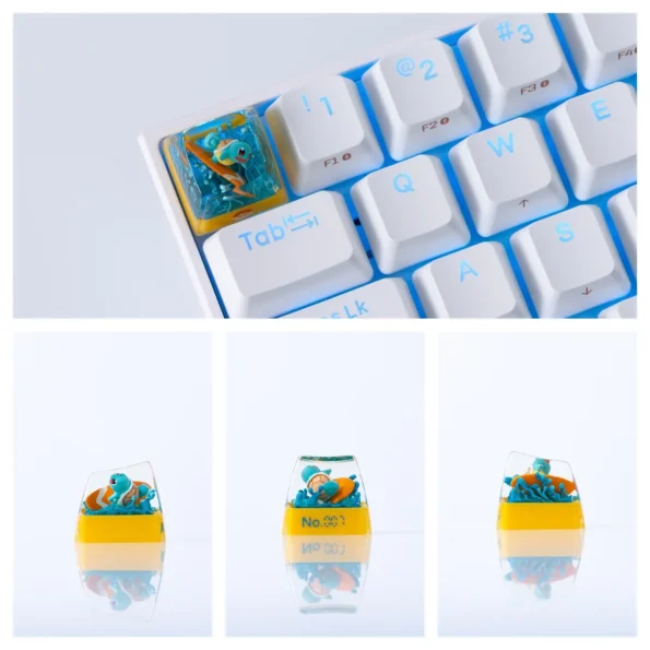 Squirtle Pokemon Keycaps-2
