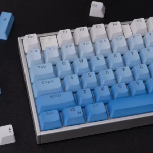 Llavero retroiluminado translúcido azul degradado