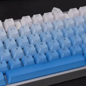 Llavero retroiluminado translúcido azul degradado