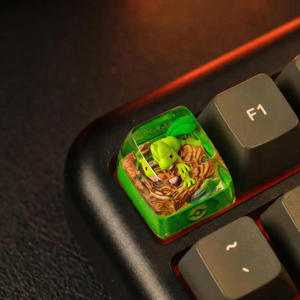 Treecko Pokemon Keycap 1 Treecko-Pokemon-Keycap-4