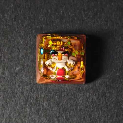 Meowth Pokemon Keycap