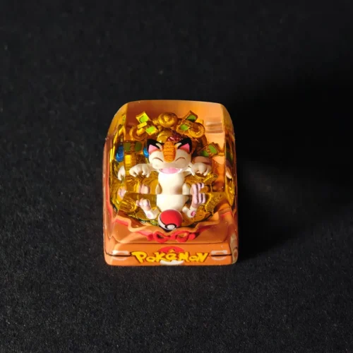 Meowth Pokemon Keycap