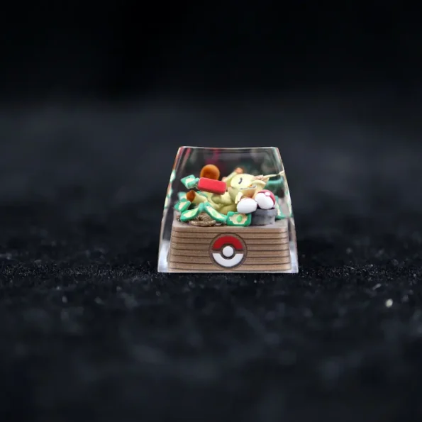 Meowth Pokemon keycap-3