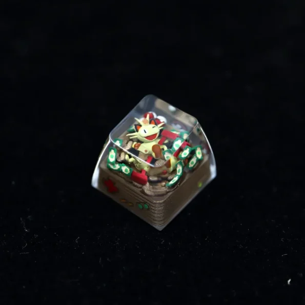 Meowth Pokemon keycap