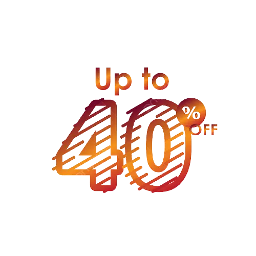 up ot 40off