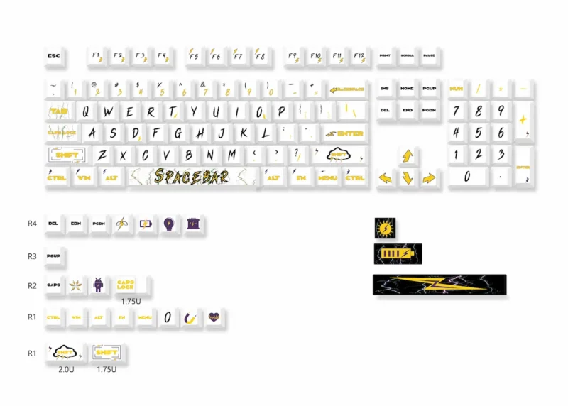 Lightning Keycap Set-5