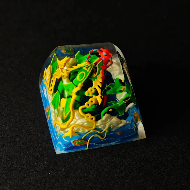 Mega-Rayquaza-Pokémon-Keycaps-with-Deoxys-1