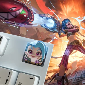 Jinx League of Legends Artisan Keycap