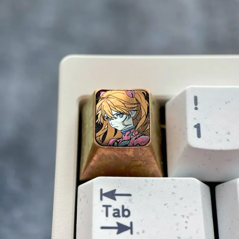 EVA Asuka Titanium Keycap-1