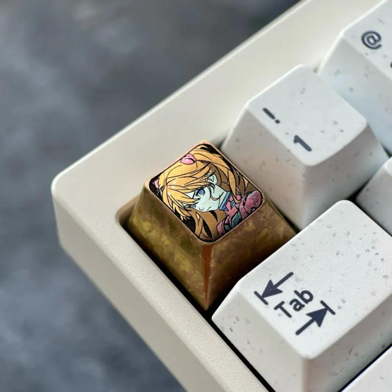 EVA Asuka Titanium Keycap-2