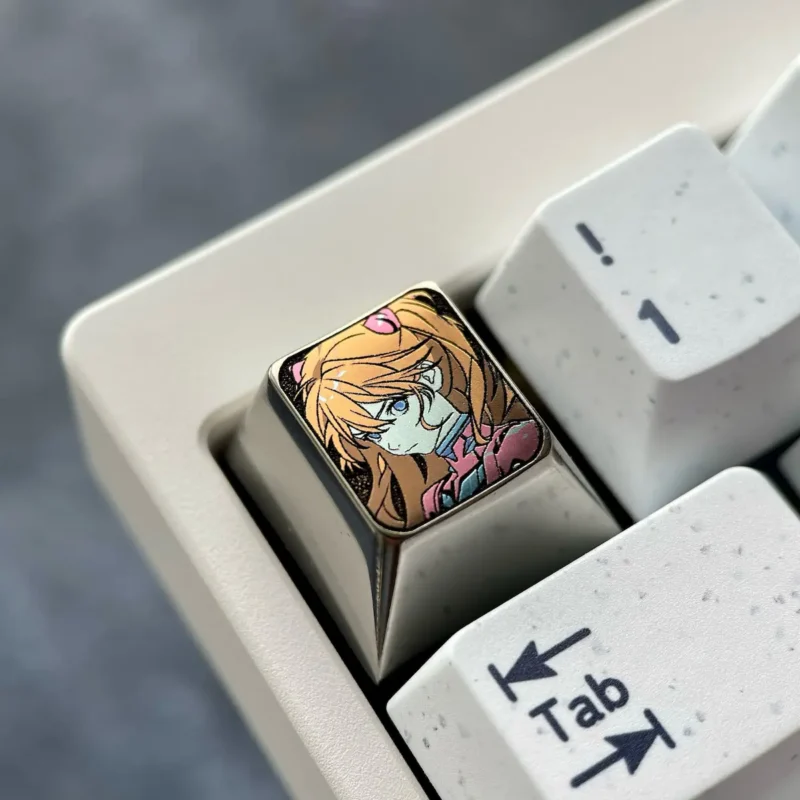 EVA Asuka Titanium Keycap-4