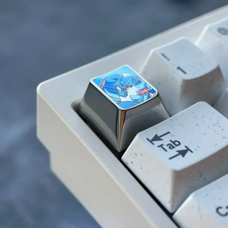 Genshin Kamisato Ayaka Titanium Keycap-4