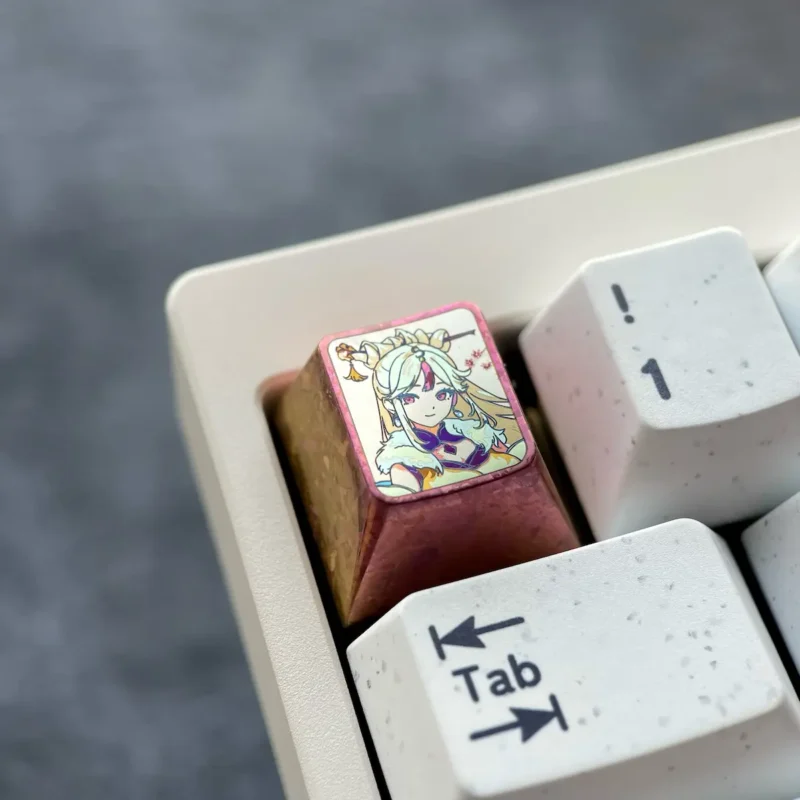 Genshin Ningguang Titanium Keycap-1