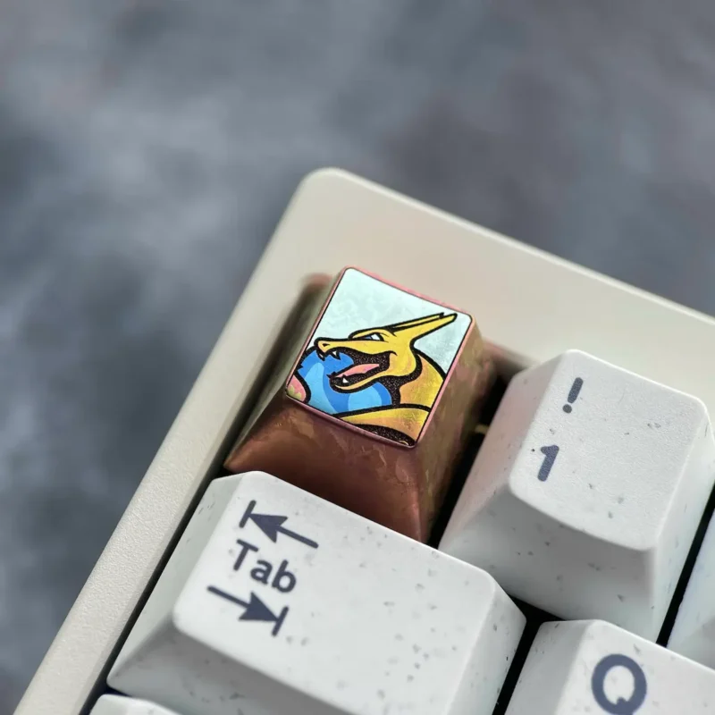 Pokémon Charizard Titanium Keycap-2