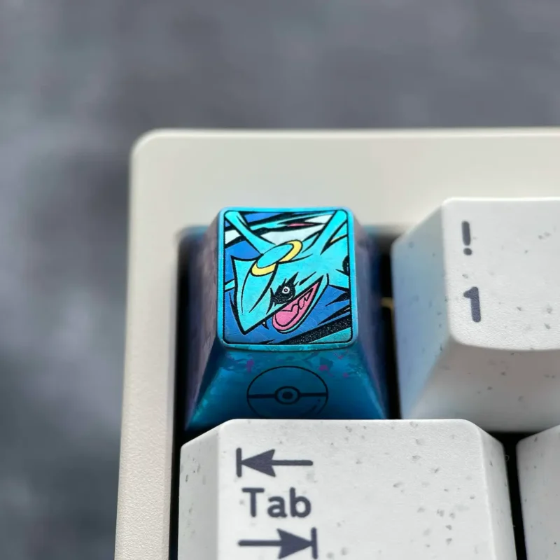 Pokémon Rayquaza Titanium Keycap