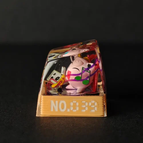 Singing Jigglypuff Pokemon Keycap