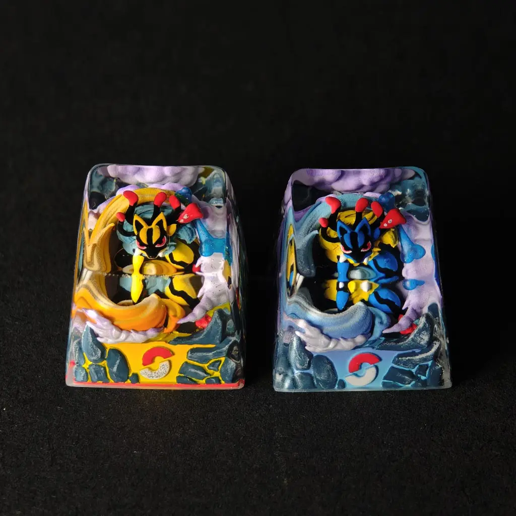 Lucario Pokémon Keycaps - Limited Edition 1 Lucario-Pokémon-Keycaps---Limited-Edition-both