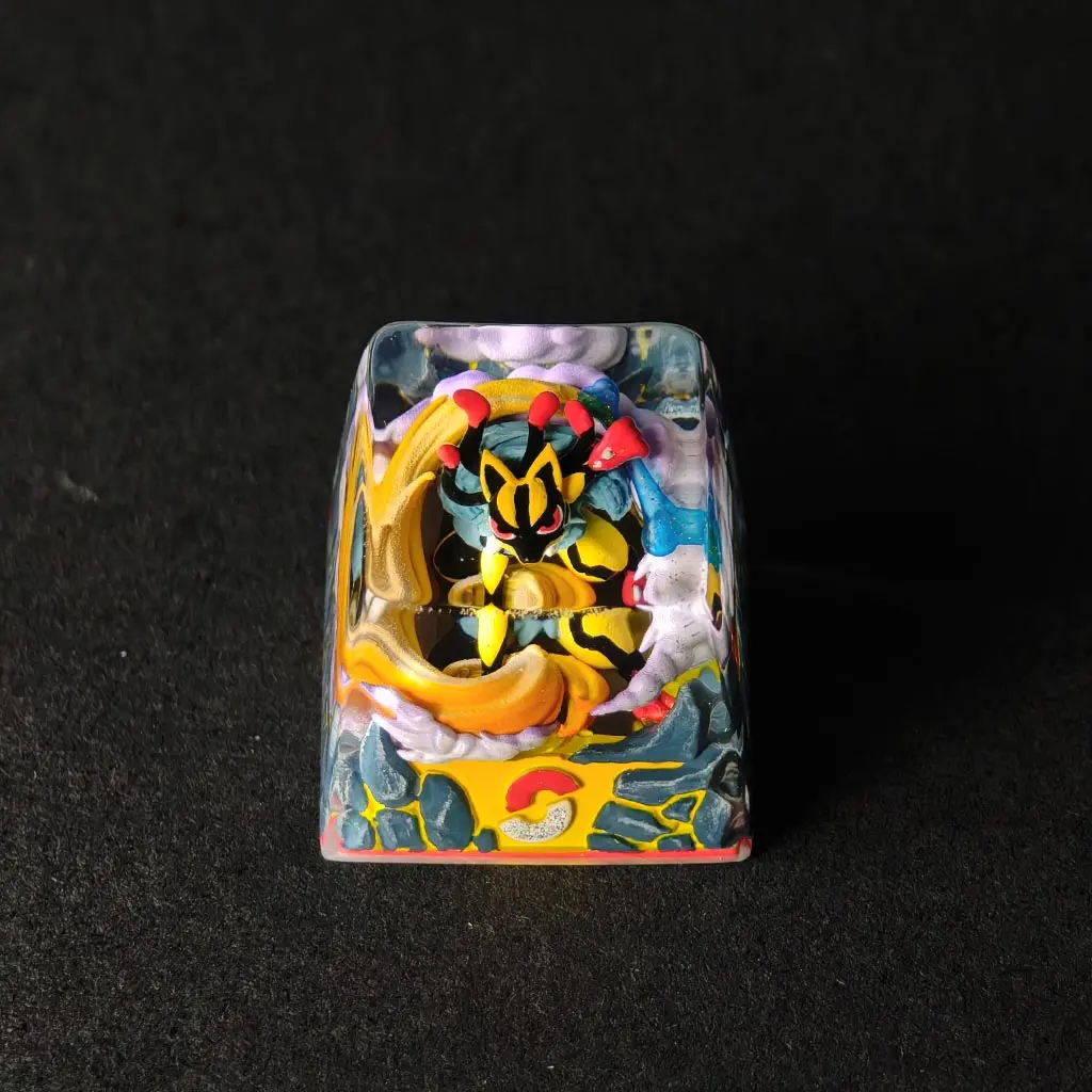 Lucario Pokémon Keycaps - Limited Edition 7 Lucario-Pokémon-Keycaps---Limited-Edition-shine-2