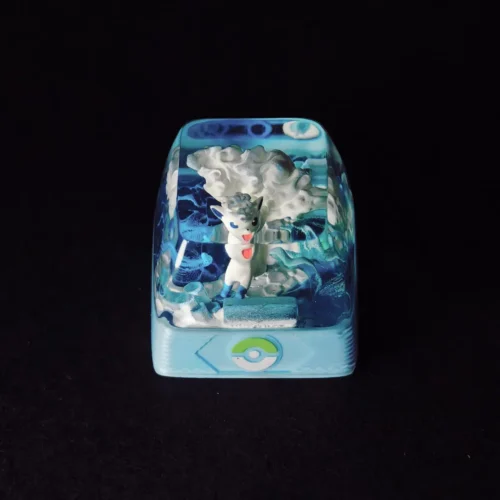 Alolan Vulpix Pokémon Keycap