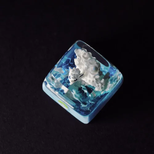 Alolan Vulpix Pokémon Keycap